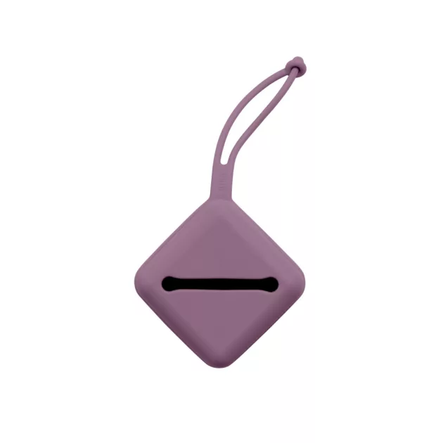 BIBS Szilikon cumitartó, (Mályva)
