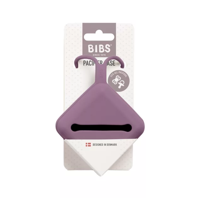 BIBS Szilikon cumitartó, (Mályva)