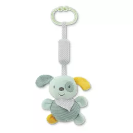   Lorelli Toys Campanula plüss babakocsi játék - Zöld Kutya