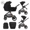 Lorelli Bianca multifunkciós babakocsi + adapter - Black
