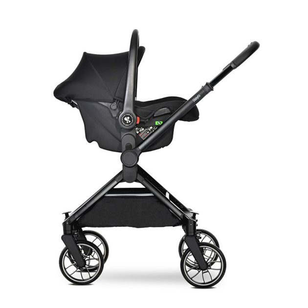 Lorelli Reya 3az1-ben multifunkciós babakocsi átfordítható tolókarral + Joy autóshordozó - Brown