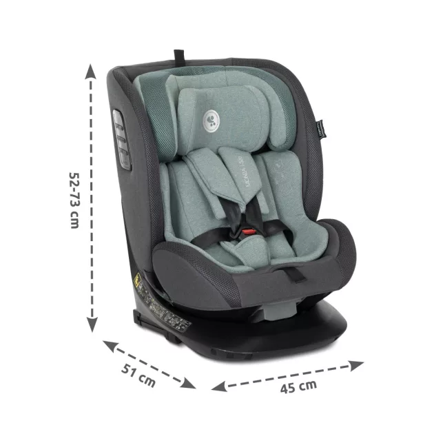 Lorelli Monza 360 i-Size autósülés 40-150cm - Green