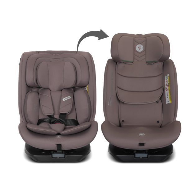 Lorelli Rodeo 360 isofix autósülés 40-150cm - Black
