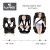 Lorelli Rodeo 360 isofix autósülés 40-150cm - Grey
