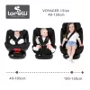 Lorelli Voyager i-Size autósülés 40-150cm + nyakpárna - Black