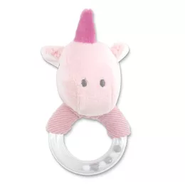 Lorelli Toys Plüss csörgő - Pink Unikornis
