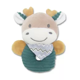 Lorelli Toys Plüss csörgő karika - Kék Szarvas