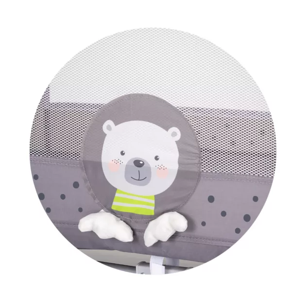 Chipolino Capri fix utazóágy - Bear grey