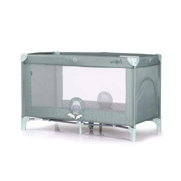 Chipolino Capri fix utazóágy - Hippo green