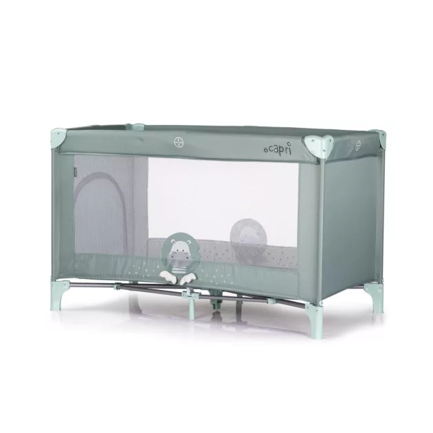 Chipolino Capri fix utazóágy - Hippo green