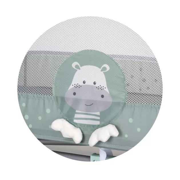 Chipolino Capri fix utazóágy - Hippo green