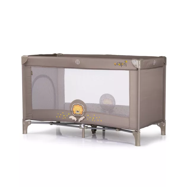 Chipolino Capri fix utazóágy - Lion beige