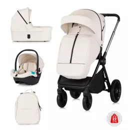   Chipolino Encanto 3az1-ben multifunkciós babakocsi - Biscotta