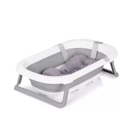   Chipolino Isla összecsukható kád hálós babatartóval 81 cm - Grey