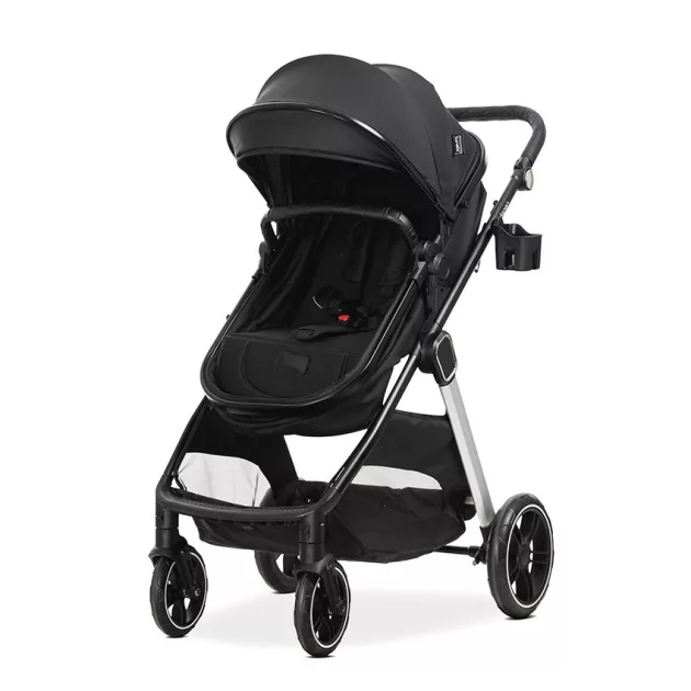 Lorelli Aspen babakocsi mózessé alakítható sport résszel - Black