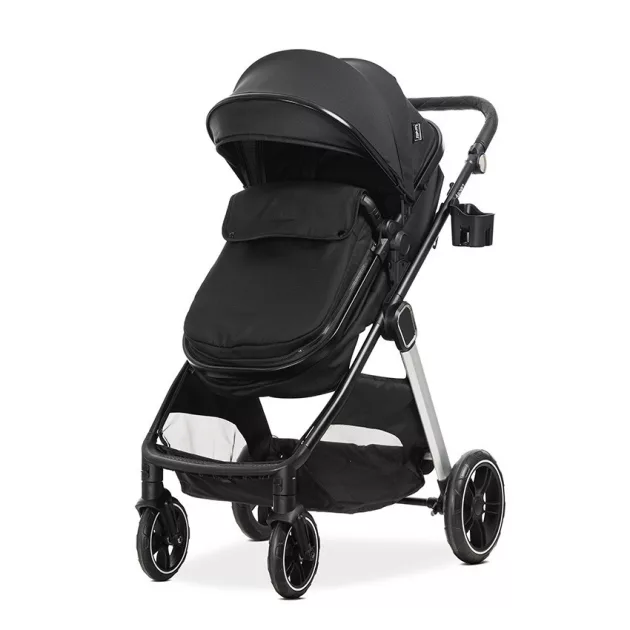 Lorelli Aspen babakocsi mózessé alakítható sport résszel - Black