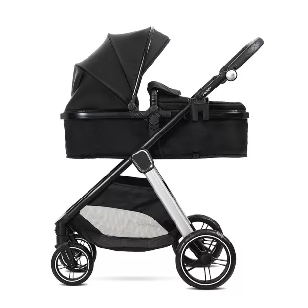 Lorelli Aspen babakocsi mózessé alakítható sport résszel - Black