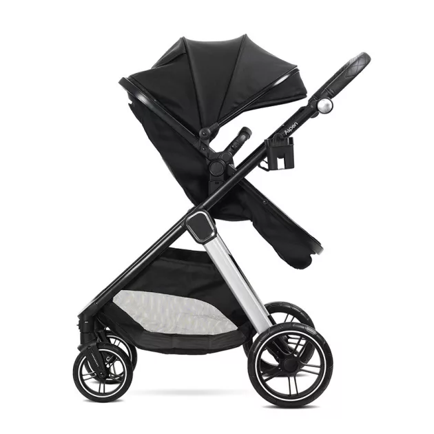 Lorelli Aspen babakocsi mózessé alakítható sport résszel - Black