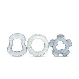   Baby Care 3 db-os hűthető rágóka - Iceberg Green/Cameo Blue