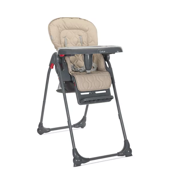 Lorelli Dulce multifunkciós etetőszék - Beige Leather