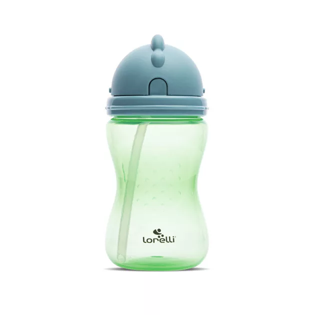 Lorelli szívószálas sport itató - Blue/Green