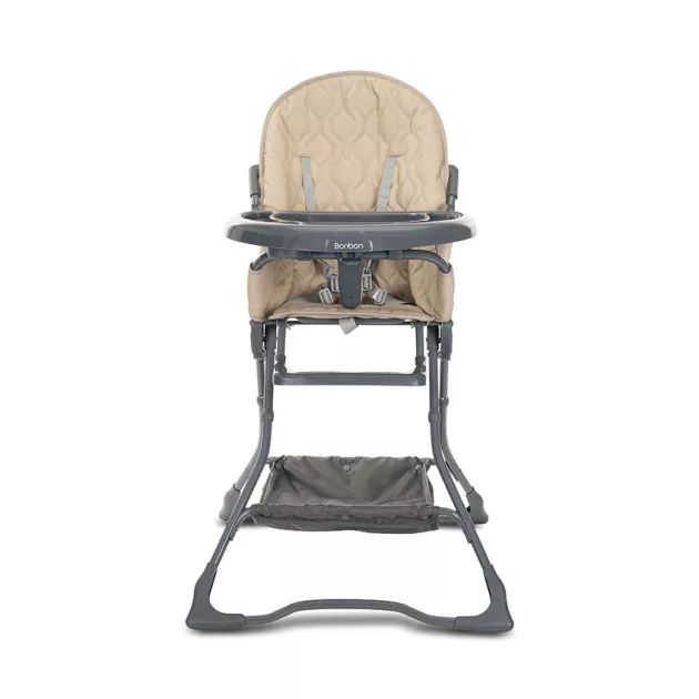 Lorelli Bonbon fix etetőszék - Beige Leather