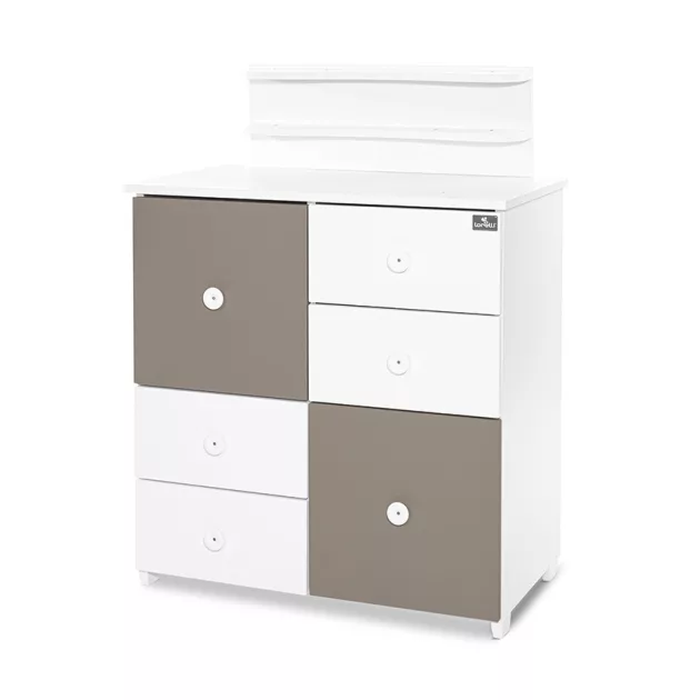 Lorelli Cupboard pelenkázó komód - White & String ÚJ