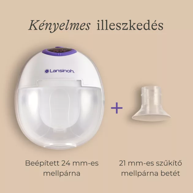 Lansinoh hordható mellszívó 4 fázisú – dupla