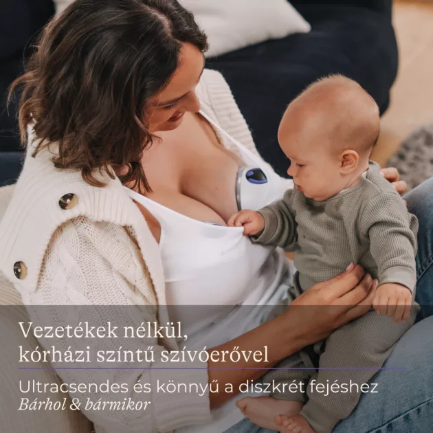 Lansinoh hordható mellszívó 4 fázisú – dupla