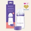 Lansinoh Cumisüveg közepes folyású etetőcumival + fedéllel, 240 ml