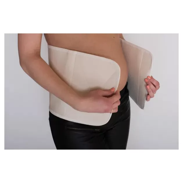 BeautyMommy Bamboo szülés utáni haskötő XL - fehér