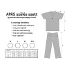 Apás szülészeti szett kék - XL