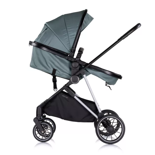 Chipolino Aura babakocsi mózessé alakítható sportrésszel - Basil