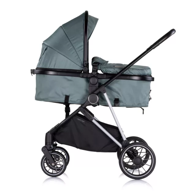 Chipolino Aura babakocsi mózessé alakítható sportrésszel - Basil