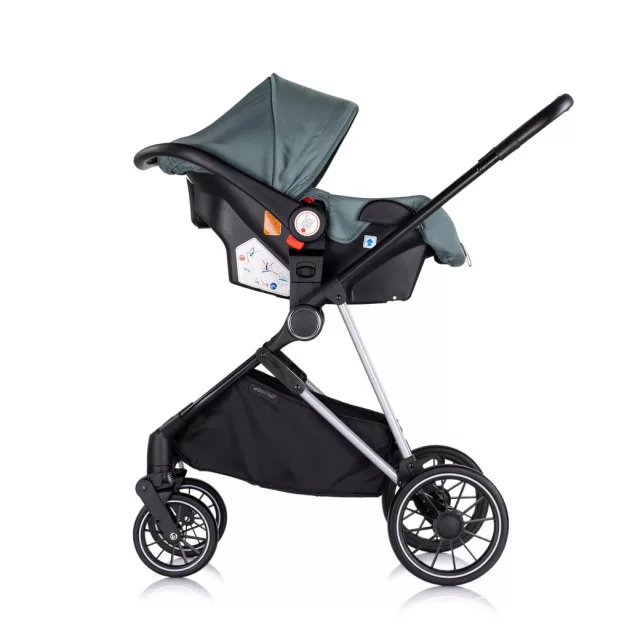 Chipolino Aura babakocsi mózessé alakítható sportrésszel - Basil