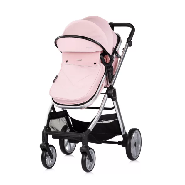 Chipolino Vista babakocsi 2:1-ben mózessé alakítható sportrésszel - Pink Marshmallow
