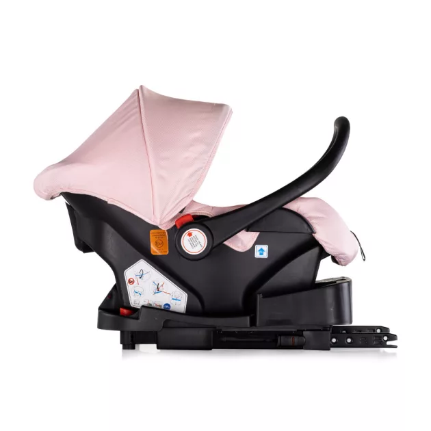 Chipolino Aura autóshordozó 40-87cm - Pink Marshmallow