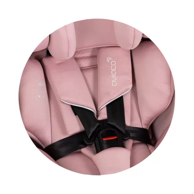 Chipolino Aviato autósülés I-Size 40-150cm - Pink Marshmallow