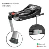 Lorelli Isofix bázistalp Aria Luxe 40x87 cm autóshordozóhoz