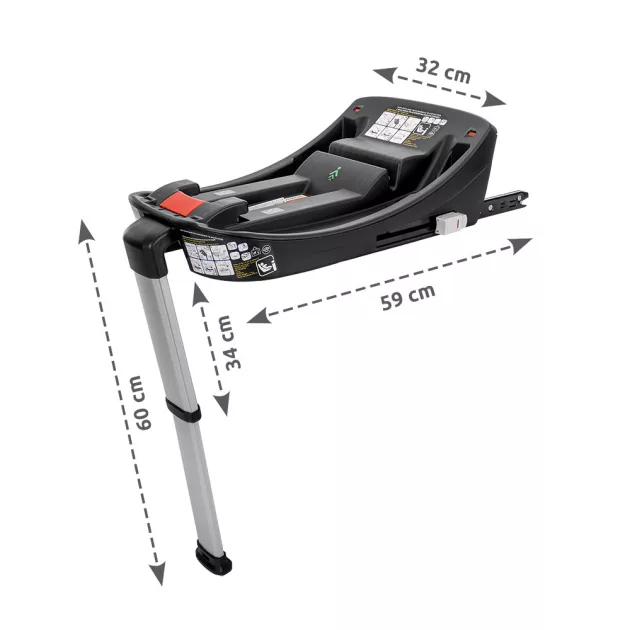 Lorelli Isofix bázistalp Aria Luxe 40x87 cm autóshordozóhoz