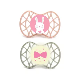   Nuvita Orthosoft Air55 2db-os cumi szett 0+ - English Rose/Sage Green - nyuszi/masni 70642