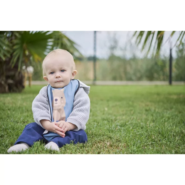 Nuvita 2db-os vízálló előke - Powder Blue/Sage Green 4371