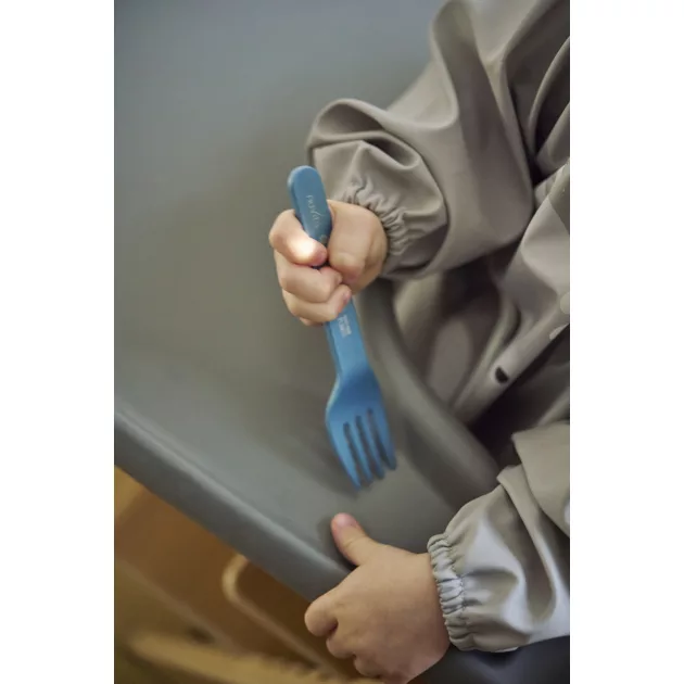 Nuvita vízálló ujjas előke - Powder Blue 4372