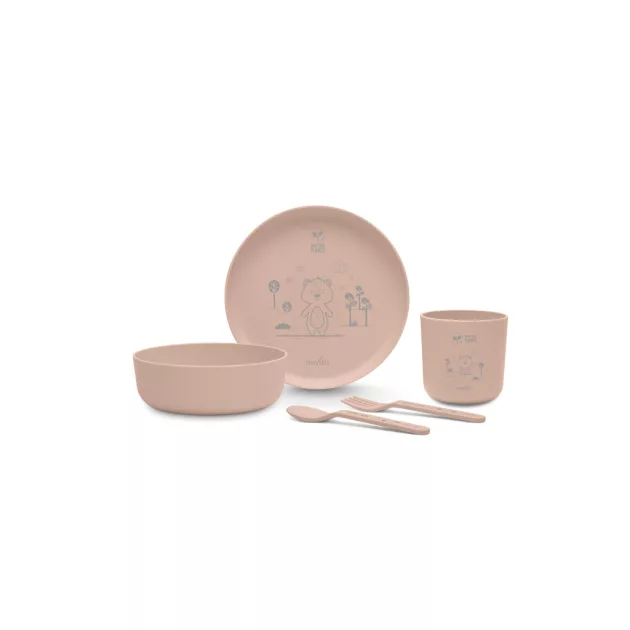 Nuvita 5 részes étkészlet - English Rose - 8465