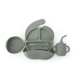 Nuvita 6 részes étkészlet - Sage Green - 8475