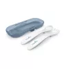 Nuvita 2Darabos kanál szett tárolóval - Powder blue - 8477
