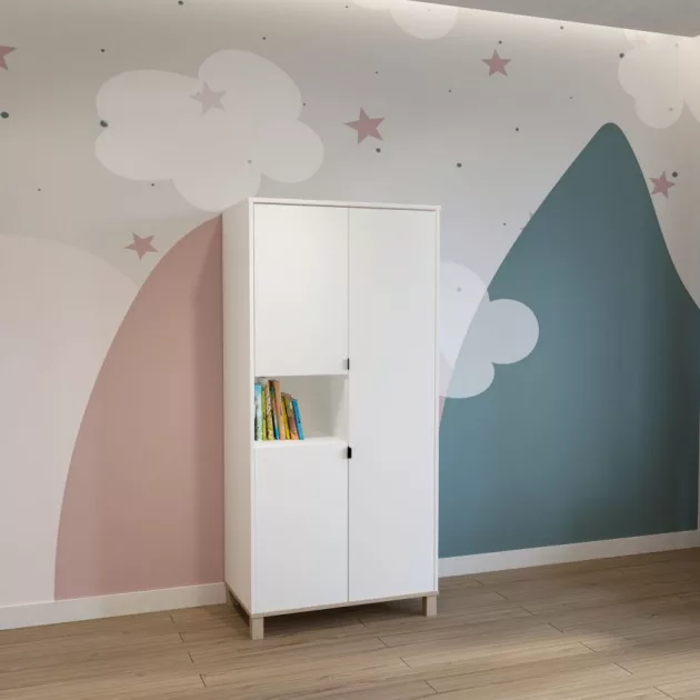 Todi Misty nagyszekrény - Fehér (3 doboz)