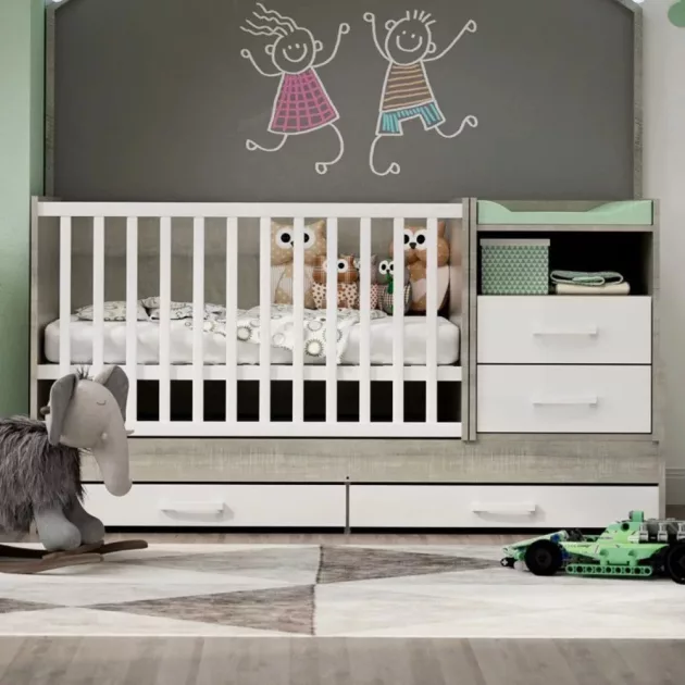 Todi Cube 2 5 az 1-en multifunkciós kombiágy (5 doboz)