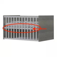   Todi Cube 2 fekvőrács 120*70-es (a kombiágy kiságyát teszi önállóan használhatóvá)