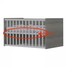   Todi Cube 2 fekvőrács 120*70-es (a kombiágy kiságyát teszi önállóan használhatóvá)